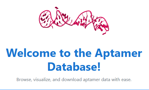 Aptamer Database Screenshot